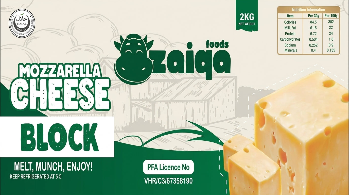 Mozzarella Cheese Block